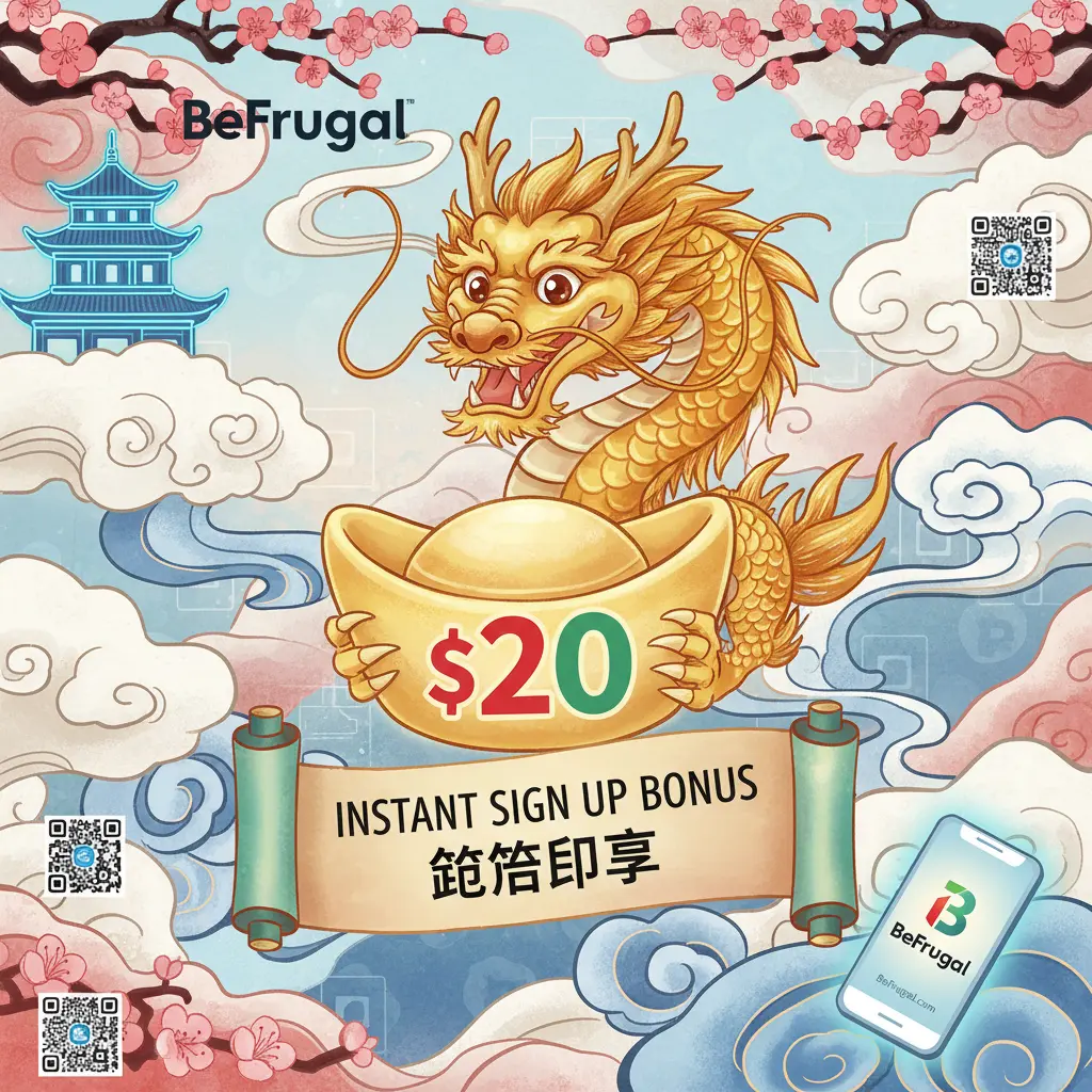 instant $20 sign up bonus - BeFrugal